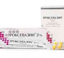 Mast (gel) kapsle (tablety), při léčbě hemoroidů troksevazin