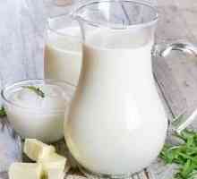 Mléko, mléko a mléčné výrobky pro gastritidu