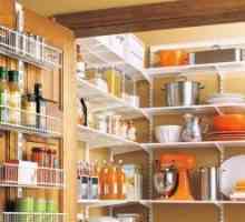 Správné uspořádání skříní pro potraviny