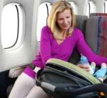 V letadle, spolu s malým dítětem