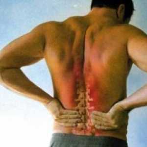 Bolest v zádech s bolestí v oblasti ramen