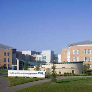 Léčba v Anglii Fakultní nemocnice v Norfolku a Norwichi