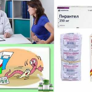 Léky pro léčbu proti pinworms enterobiosis u dospělých a dětí