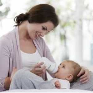 Novorozené dítě odmítá prs po dětské láhve