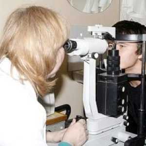 Porážka oka syndromy poškození mozkových tepen