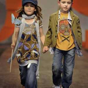 Dětské stylový denim oblečení z „Gloria džíny“. Historie džínové oblečení. Děti…