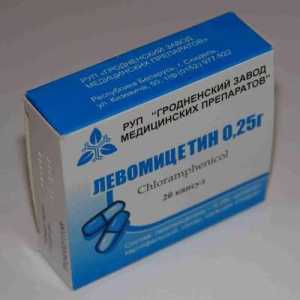 Tablety chloramfenikolu na průjem (průjem)