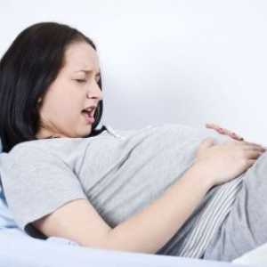 Tupé a ostré bolesti, křeče v těhotenství