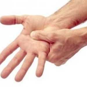 Podvrtnutí trehfalangovyh prstů a poškození vazů: první pomoc, léčba, symptomy